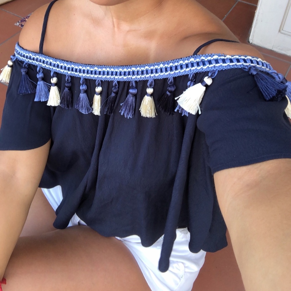 TULAROSA OFF THE SHOULDERS TOP